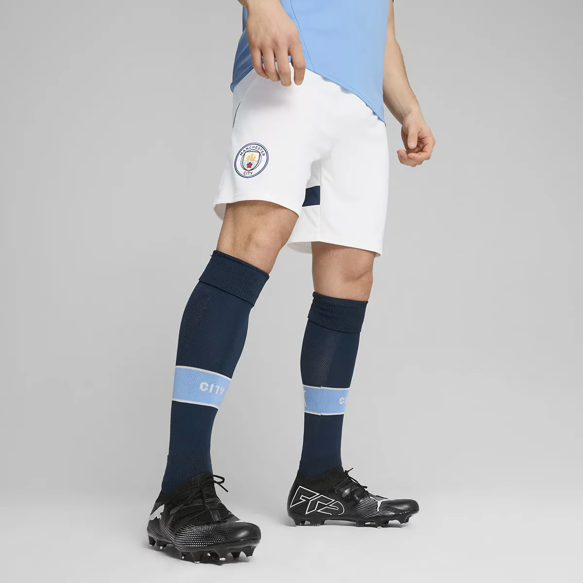 

Мужские шорты 1-й комплект Manchester City FC 2024-2025 Replica Puma, белый