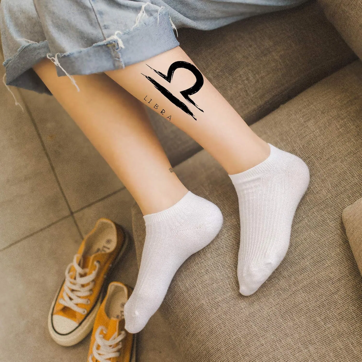 Временная татуировка «Символ знака зодиака Весы» Beyondtattoos