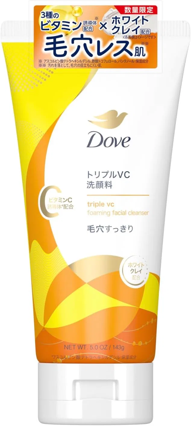 Пенка для умывания Dove — Face Care Triple VC, , желтый, 143 г