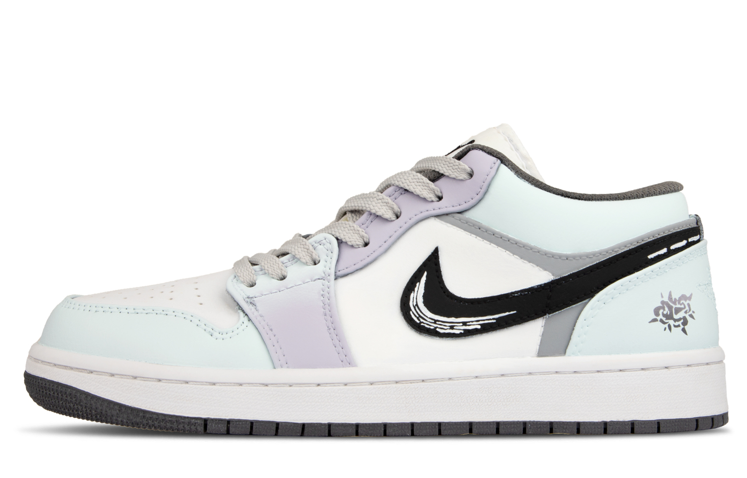 

Jordan Детские баскетбольные кроссовки Air 1 из искусственной кожи, нескользящие и износостойкие, низкие, зеленые, унисекс