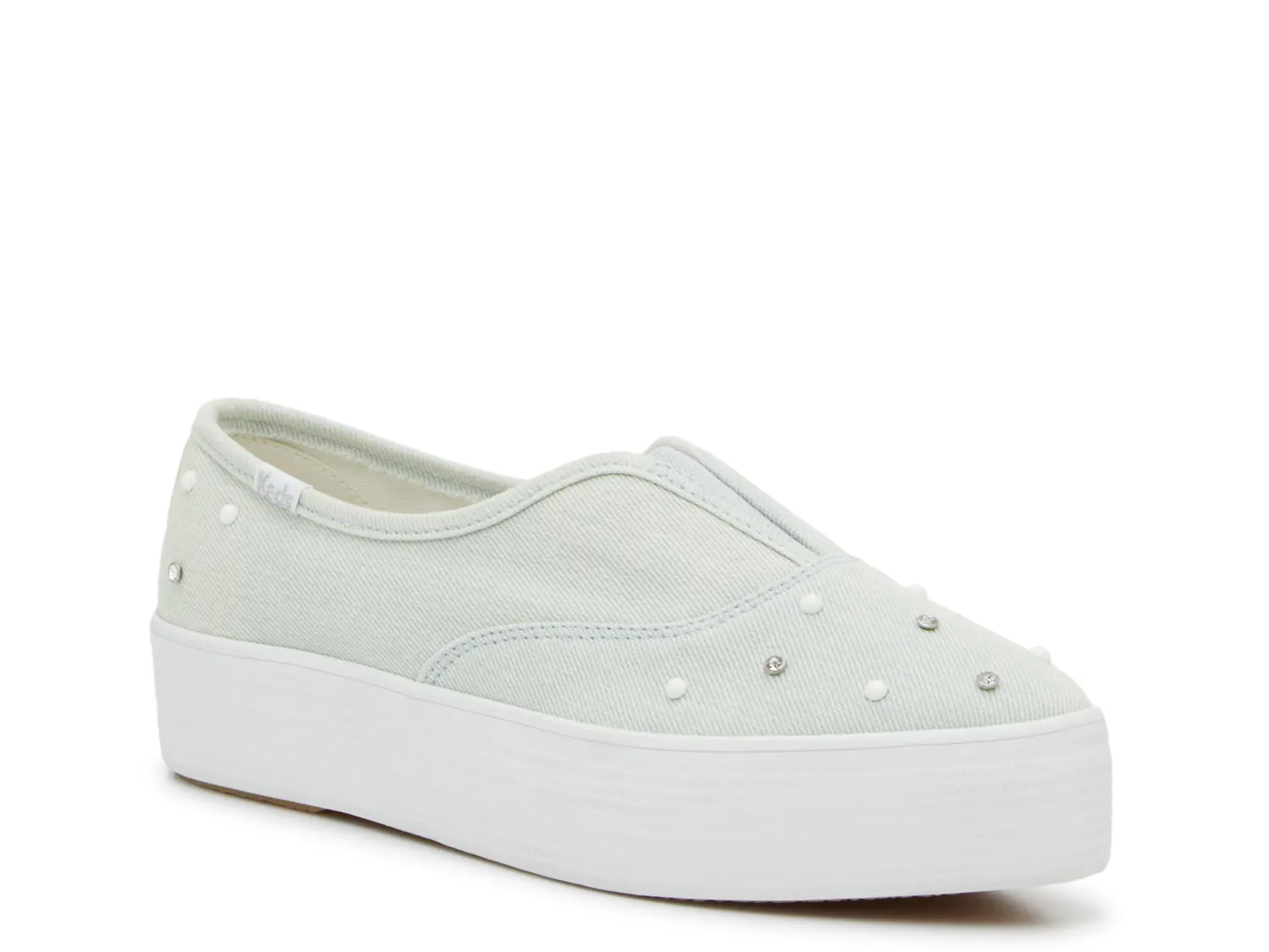 Кроссовки Point Platform Slip-On Sneaker Keds, цвет denim