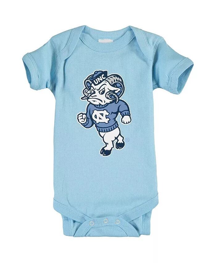

Боди для мальчиков и девочек Carolina Blue North Carolina Tar Heels с большим логотипом Two Feet Ahead