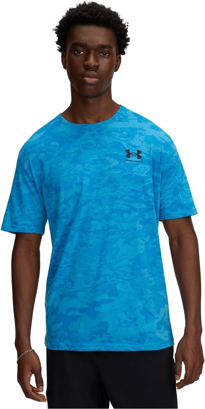 

Under Armour - мужская камуфляжная футболка ABC, Ether Blue/Black, Черный, Under Armour - мужская камуфляжная футболка ABC, Ether Blue/Black