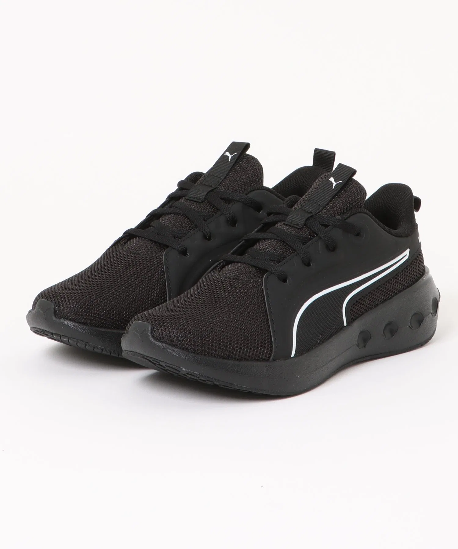 Детские кроссовки PUMA SOFTRIDE CARSON чёрно-белые