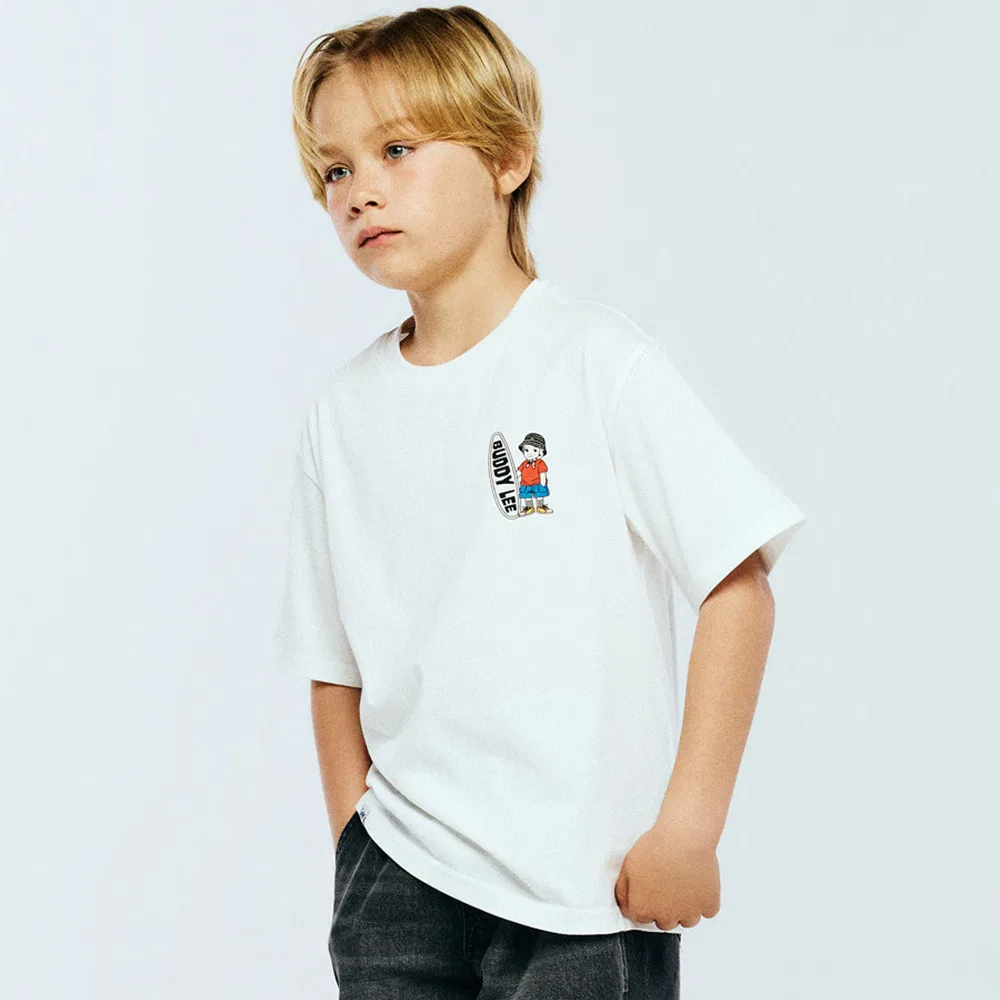 Детская футболка Buddy Lee Surf Graphic белая от Lee Kids