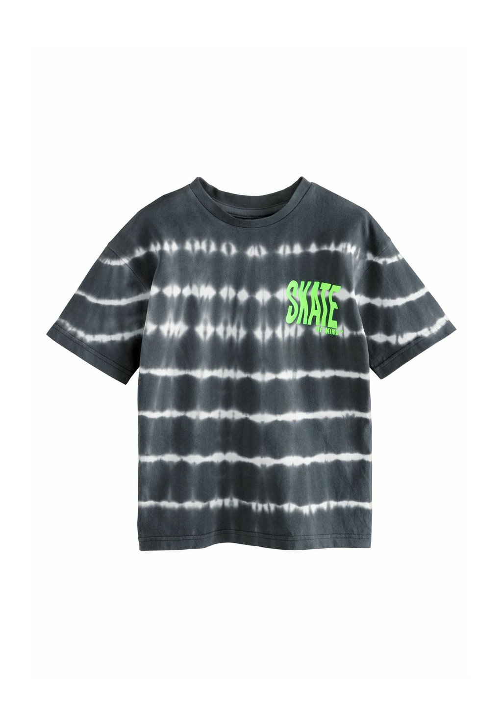 

Футболка с принтом RELAXED FIT TIE DYE GRAPHIC SHORT SLEEVE Next, черный