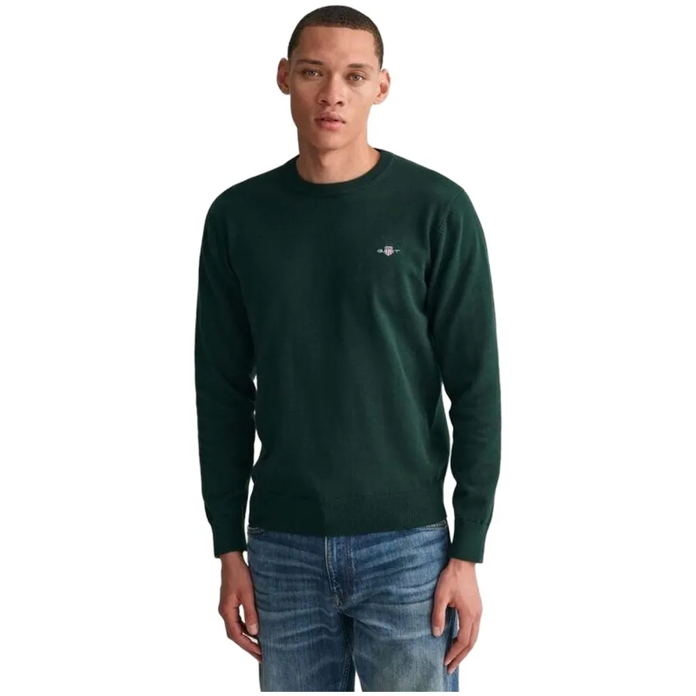 

Свитер Gant Classic v neck, зеленый