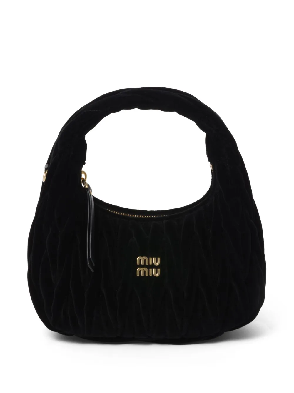 

Стеганая сумка на плечо Wander MIU MIU, черный