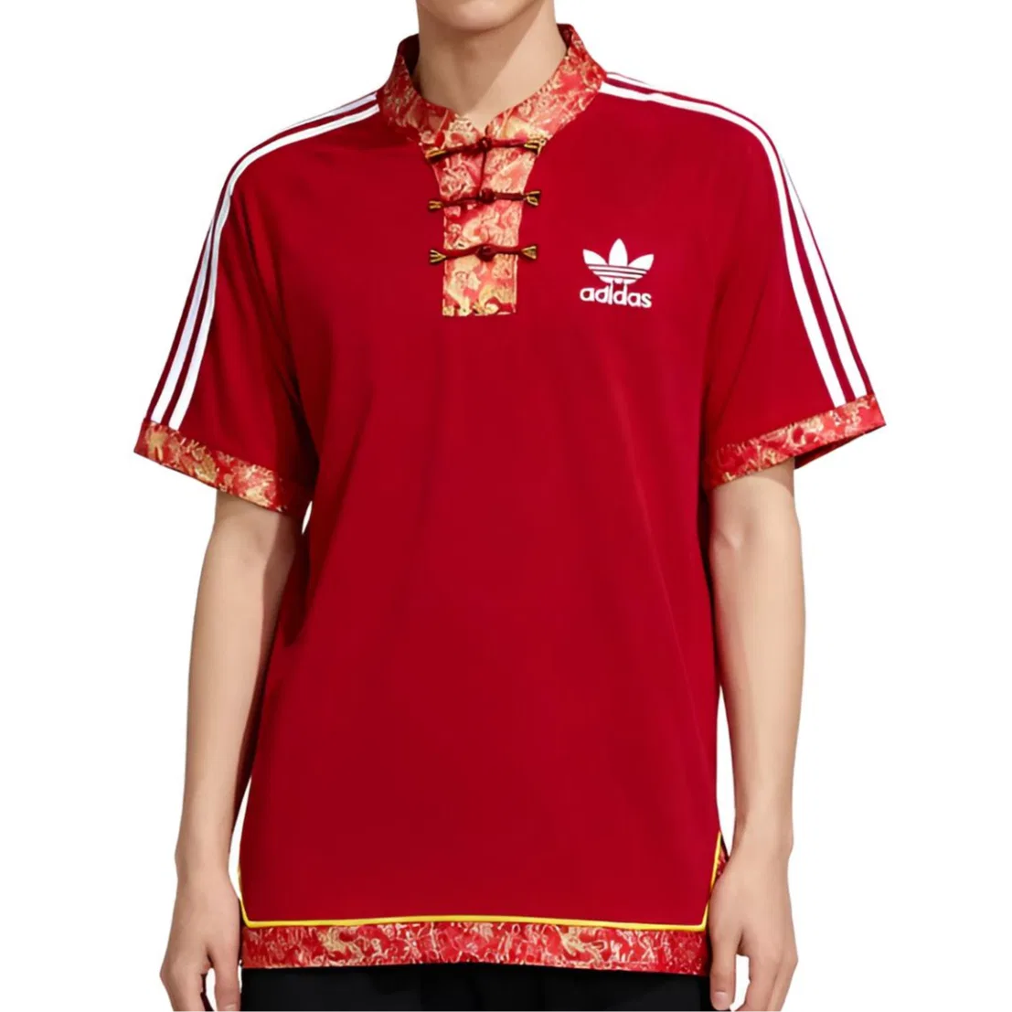 Футболка Perfect Match Forever мужская унисекс Red Gold, 811 Manufacturing Adidas Originals — фото 4
