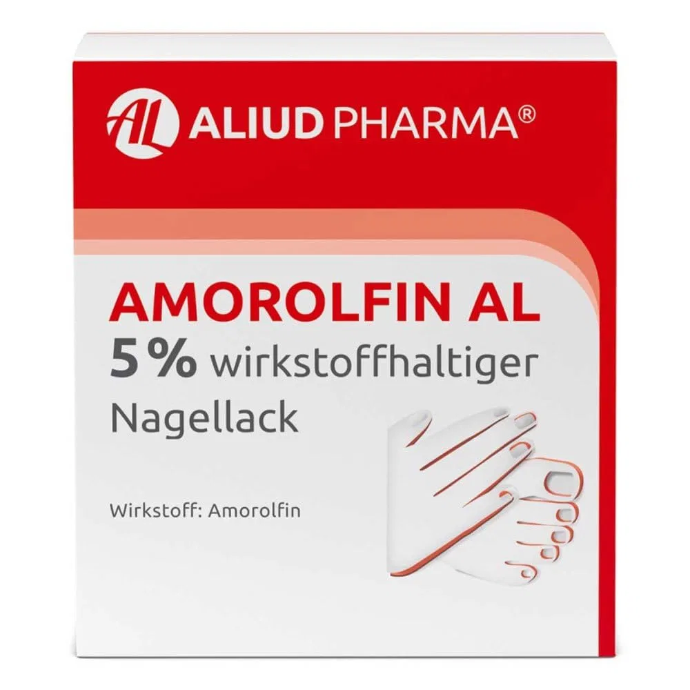 Лак для ногтей ALIUD PHARMA Amorolfin AL 5% от грибка, 3 мл Al Aliud Pharma — фото 3