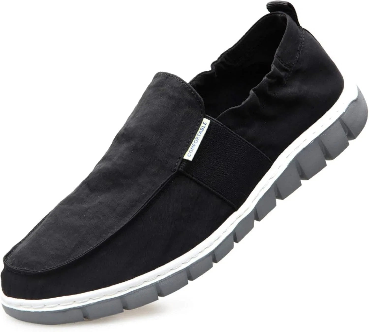 Мужские повседневные туфли без шнурков, Loafers & Slip-Ons, Black Sylaiwao