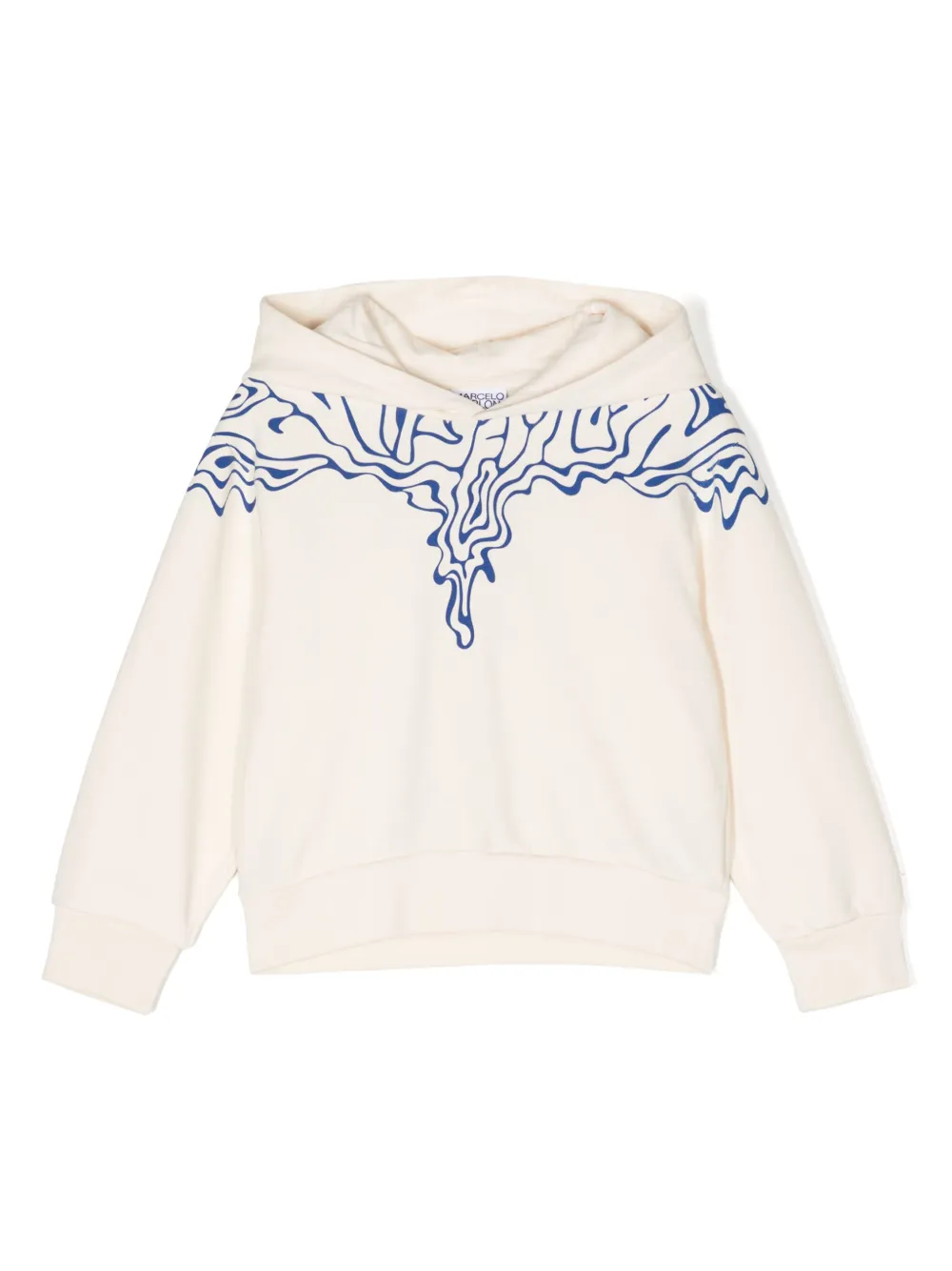 

Худи Fluid Wings Marcelo Burlon County Of Milan Kids, белый