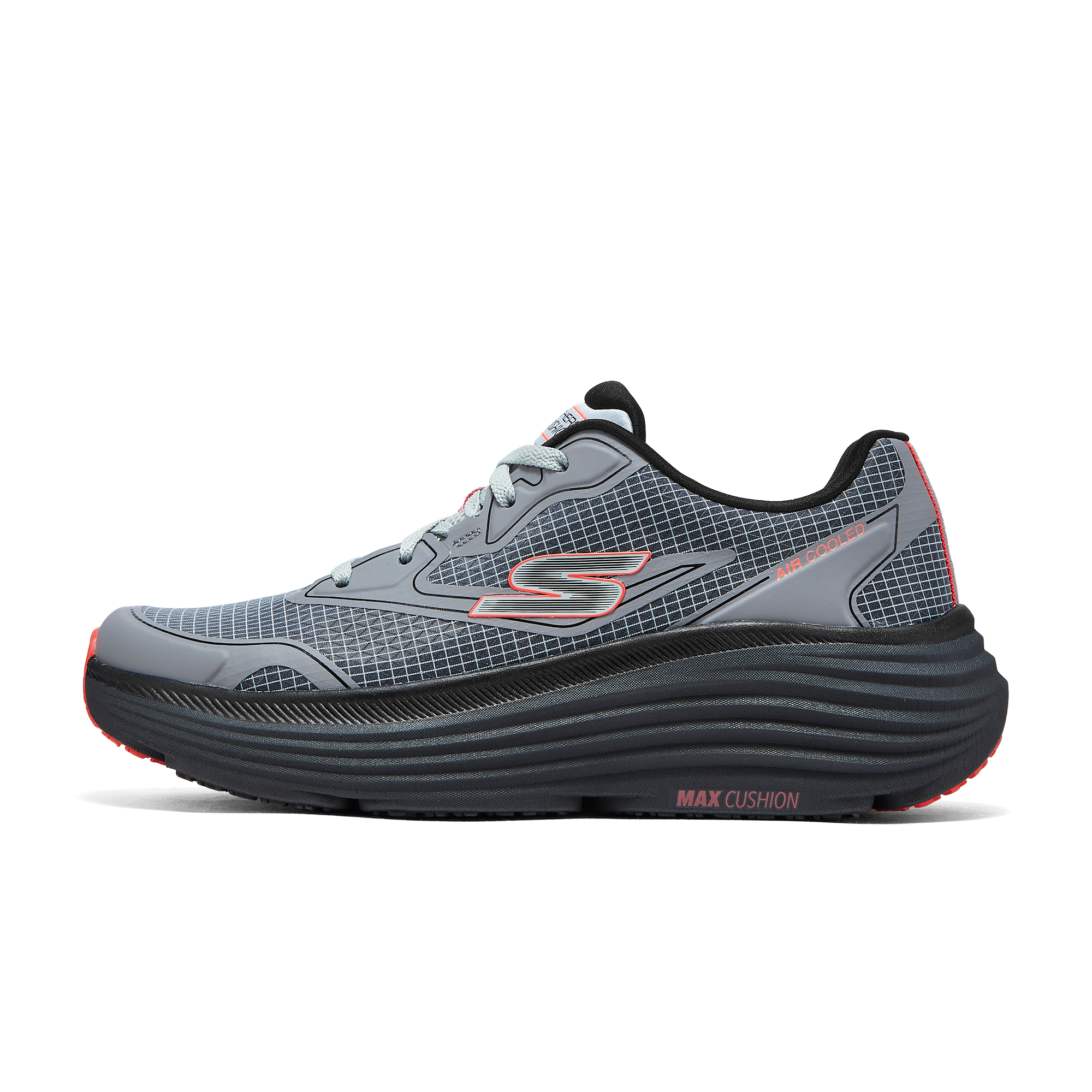 

Кроссовки для бега с низкой посадкой, износостойкие, серые, мужские Skechers, Gray