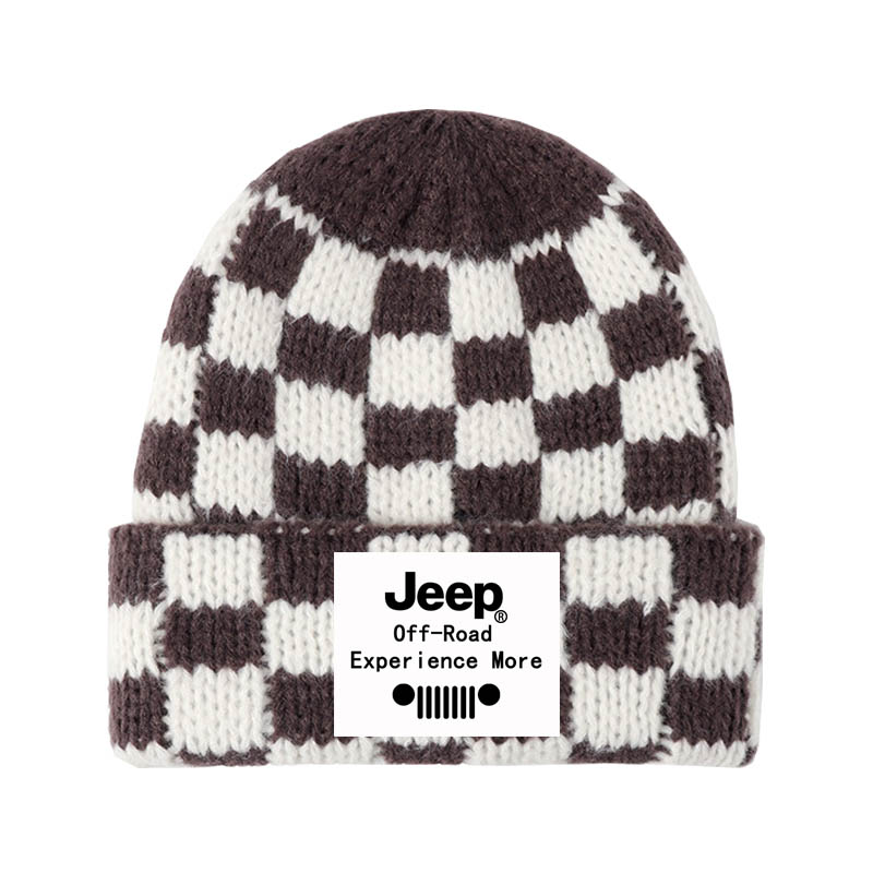 

Шапка Unisex из искусственного кроличьего меха Jeep, темно-coffee белый