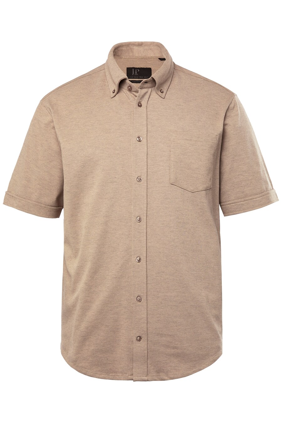 

Рубашка на пуговицах классического кроя JP1880, mottled beige