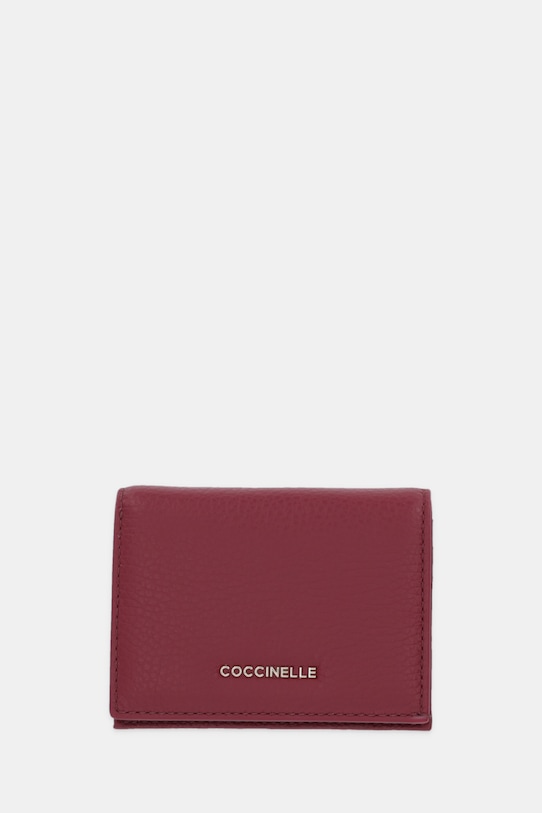 

Кожаный кошелек Coccinelle, бордовый