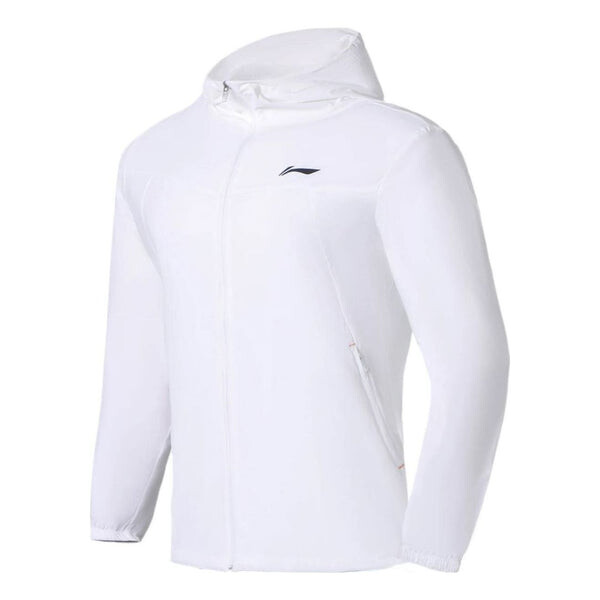 

Куртка логотип беговая ветровка Li-Ning, белый