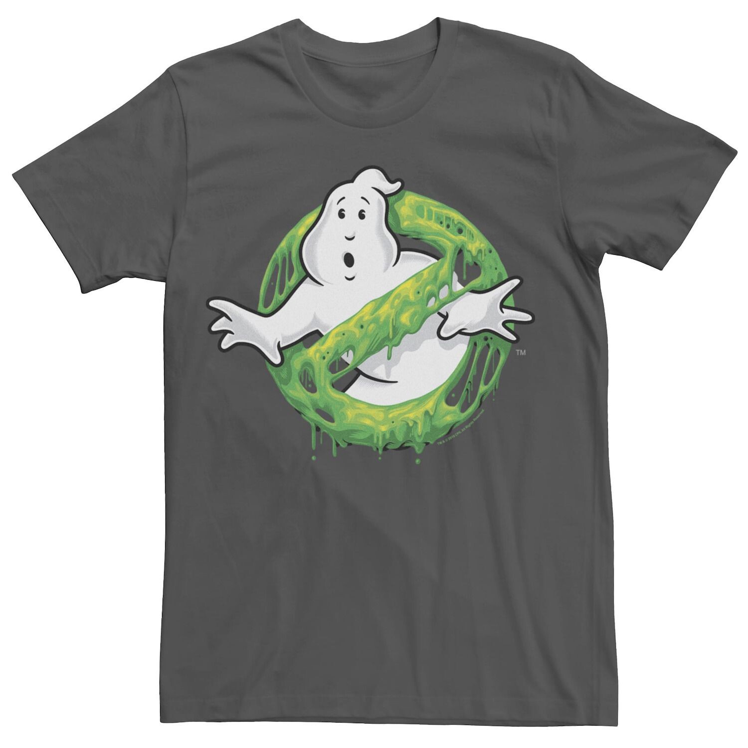 

Мужская классическая футболка с логотипом Ghostbusters Slimer Ghost Licensed Character