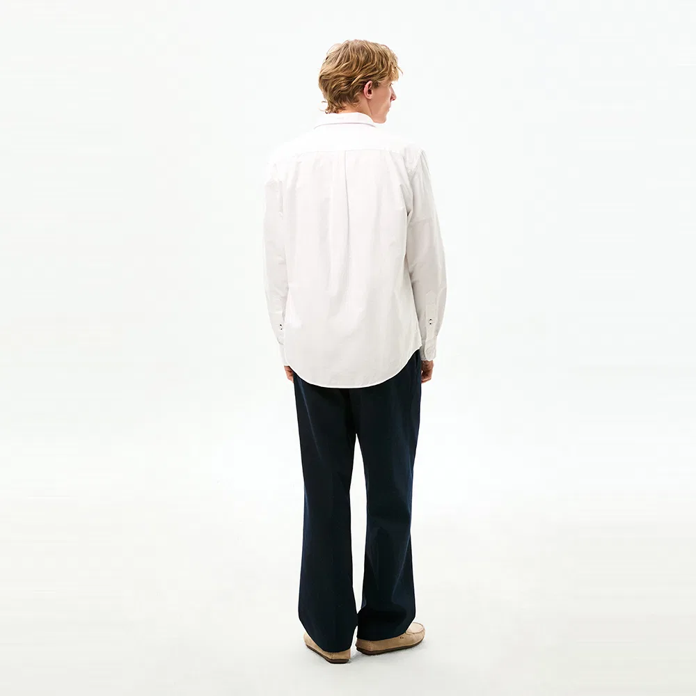 Мужская оксфордская рубашка Heritage Regular Fit белая от Tommy Hilfiger — фото 3