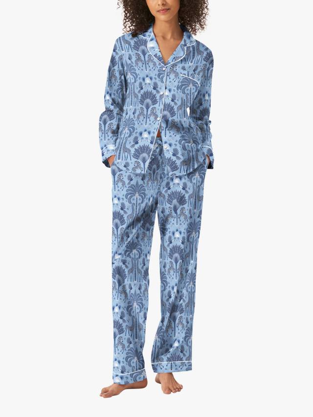 

Любимый комплект пижамы с длинными рукавами из органического хлопка для путешествий myza, Blue