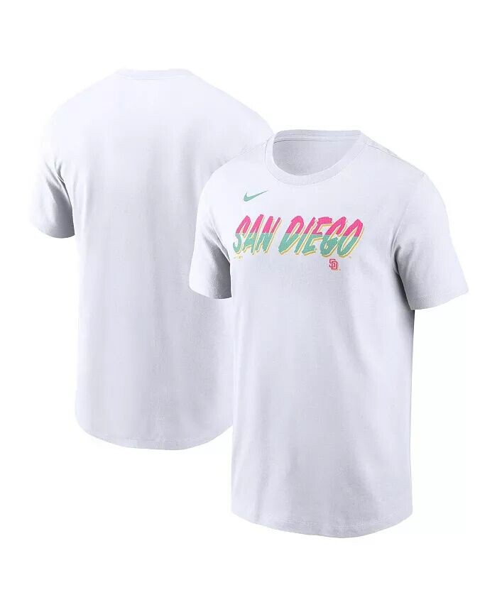 

Мужская белая футболка с надписью San Diego Padres City Connect Nike, белый