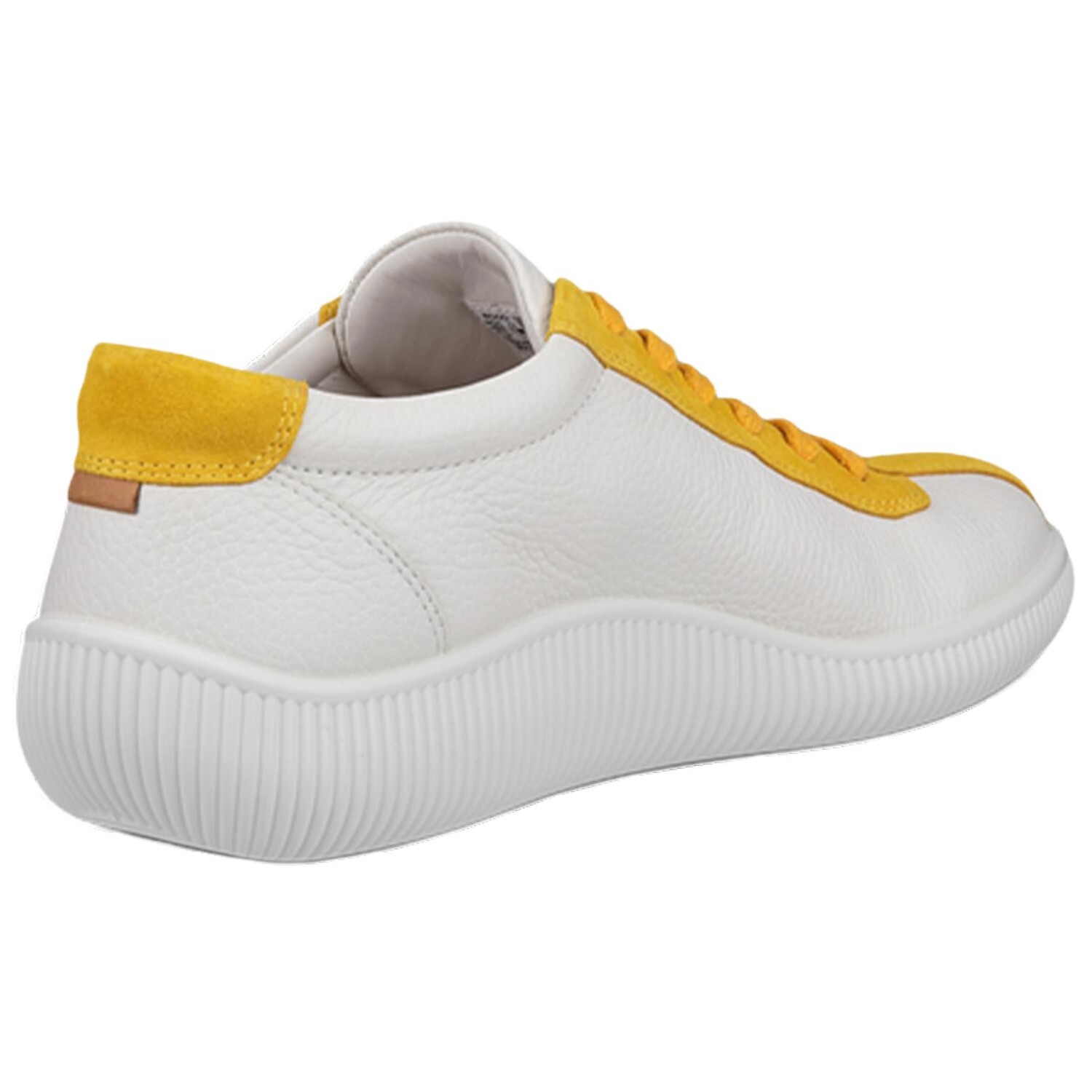 Кроссовки ecco Lifestyle Shoes Men Low-top White And Yellow, белый/желтый — фото 4