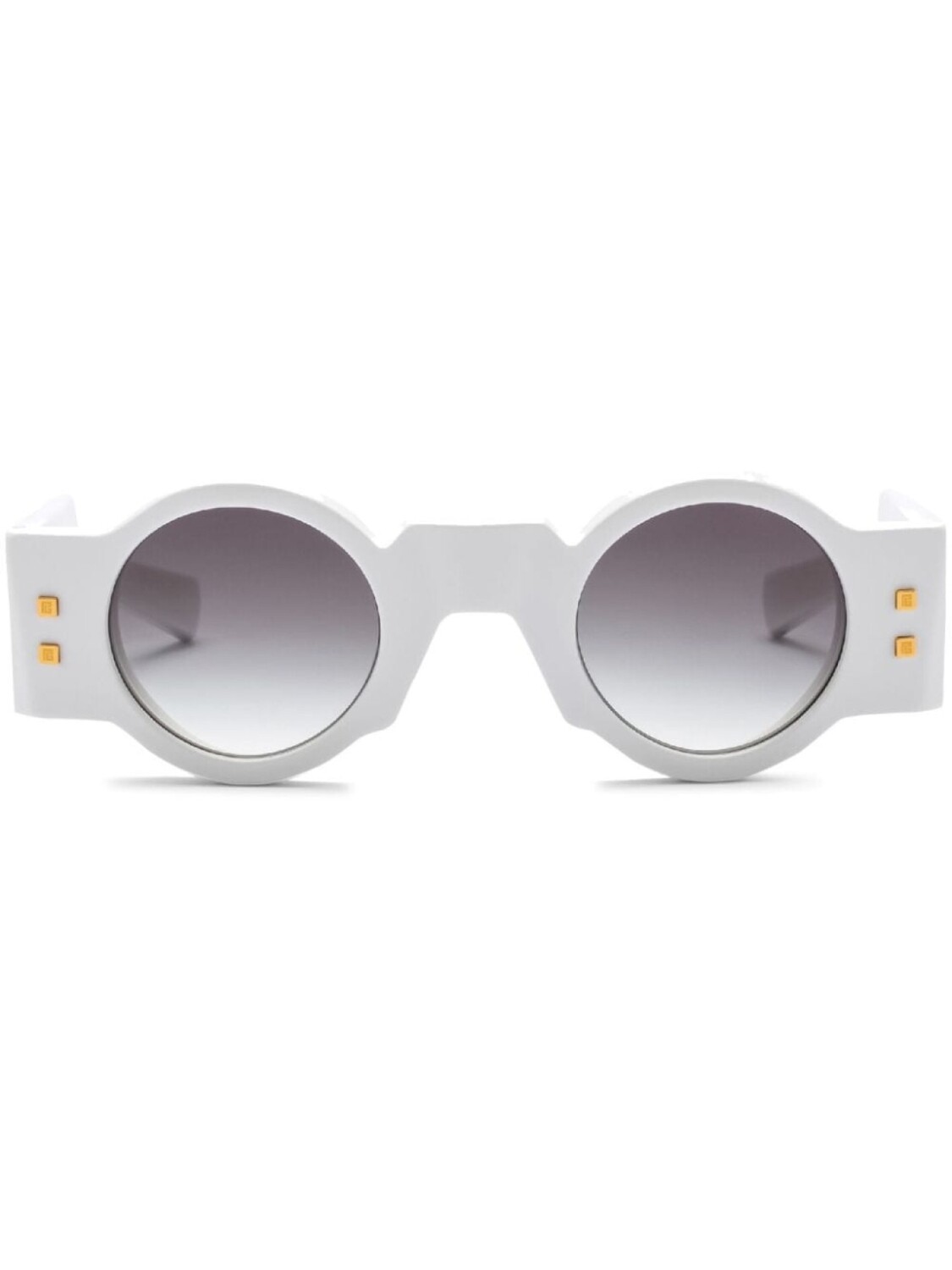 

Солнцезащитные очки Olivier в круглой оправе Balmain Eyewear, белый