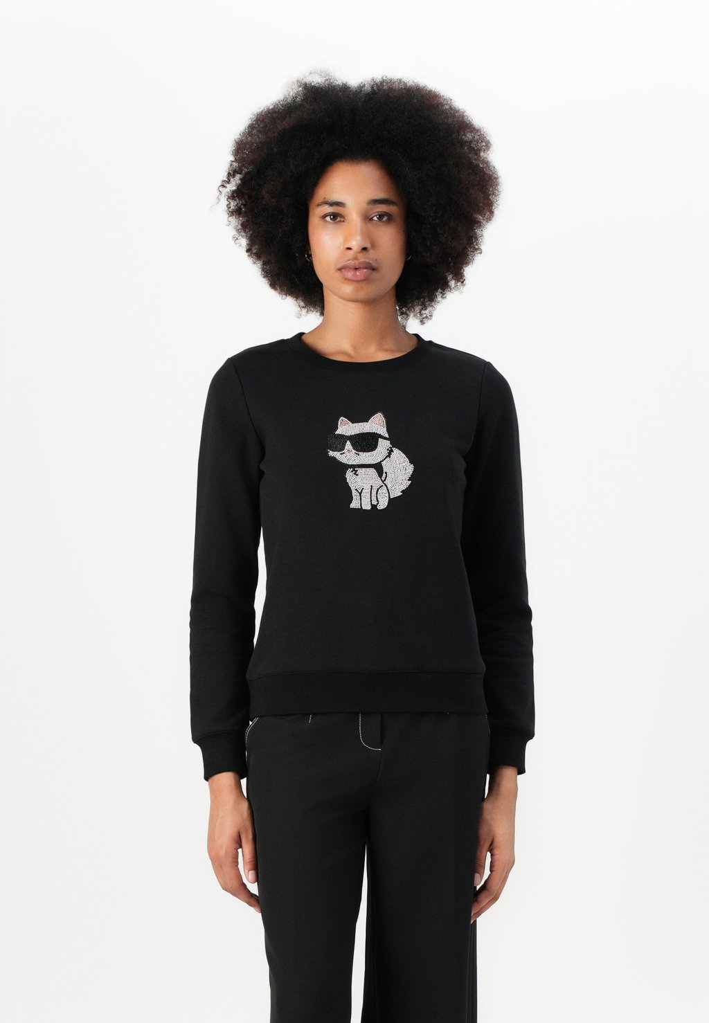 

Толстовка IKON CHOUPETTE KARL LAGERFELD, черный