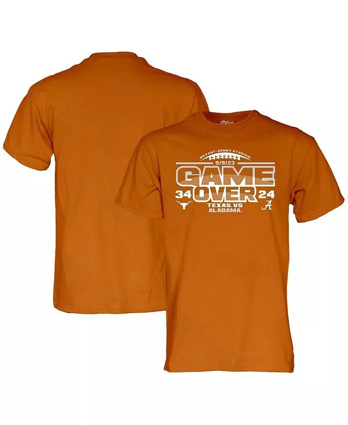 

Футболка мужская Texas Orange Texas Longhorns против Alabama Crimson Tide 2023 Football Score Blue 84