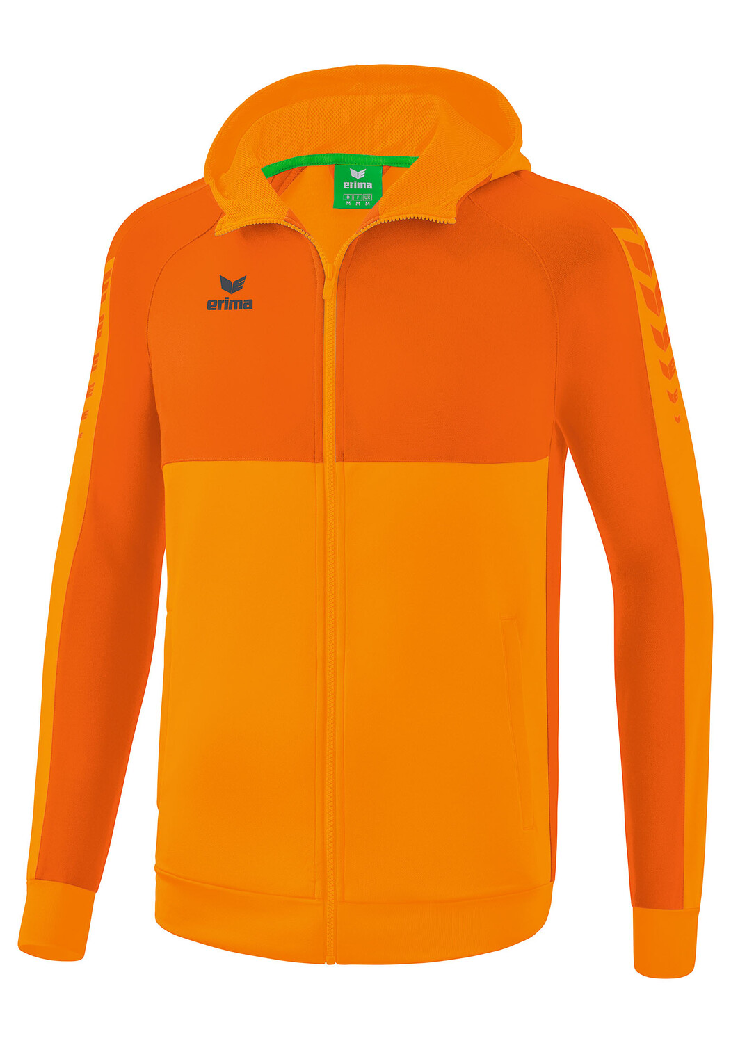 

Спортивная куртка erima Six Wings mit Kapuze, цвет new orange/orange