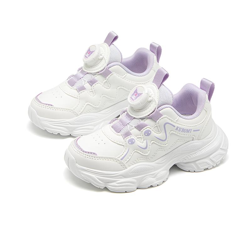Sanrio Детские беговые кроссовки Kulomi Breathable Lightweight Cushioning Low top белый/фиолетовый — фото 4