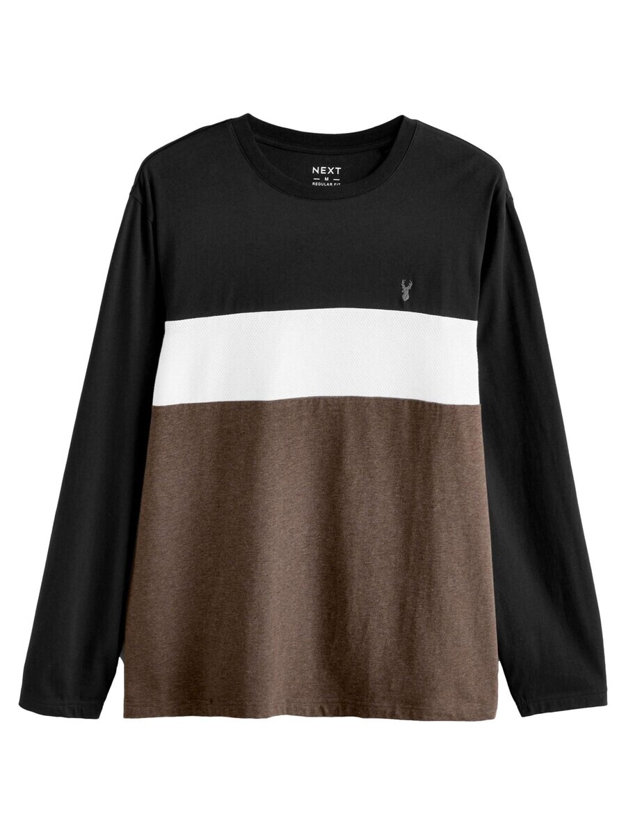 

Лонгслив Next Shirt, цвет brown/black