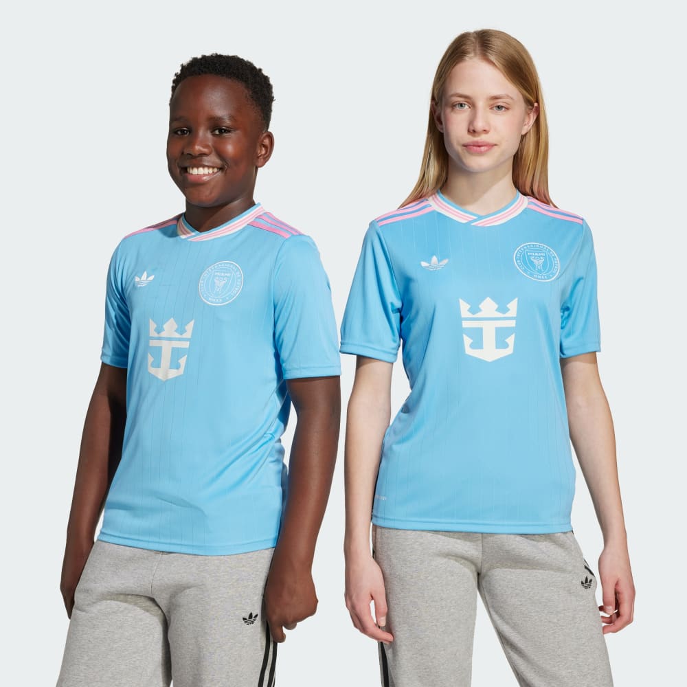 

Джерси Adidas Inter Miami CF 25/26 Third Messi Jersey Kids, цвет Semi Blue Burst