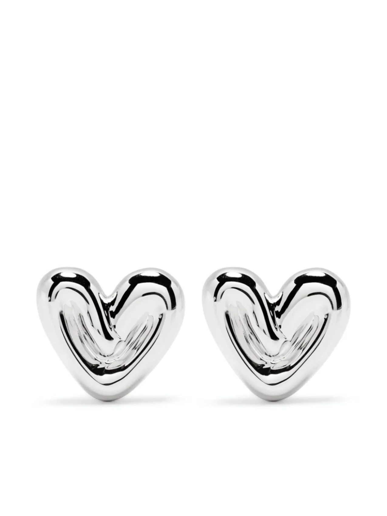 

Серьги-гвоздики Missoma Puffy Heart, серебряный