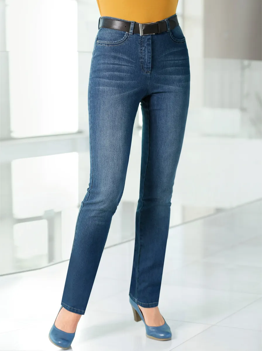 

Джинсы с 5 карманами в стиле casual Looks (1 шт.), синий