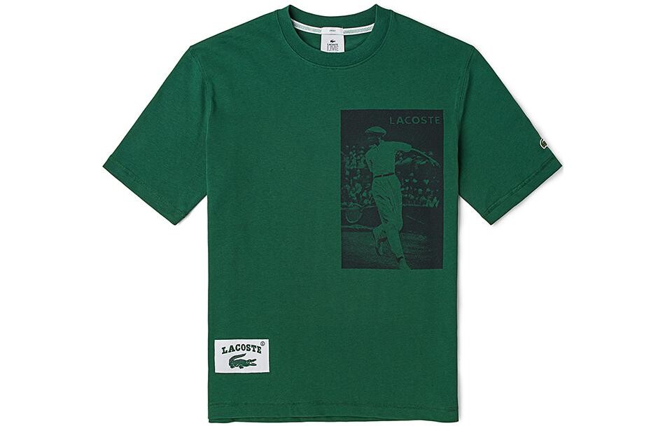 

Футболка мужская зеленая Lacoste, зеленый