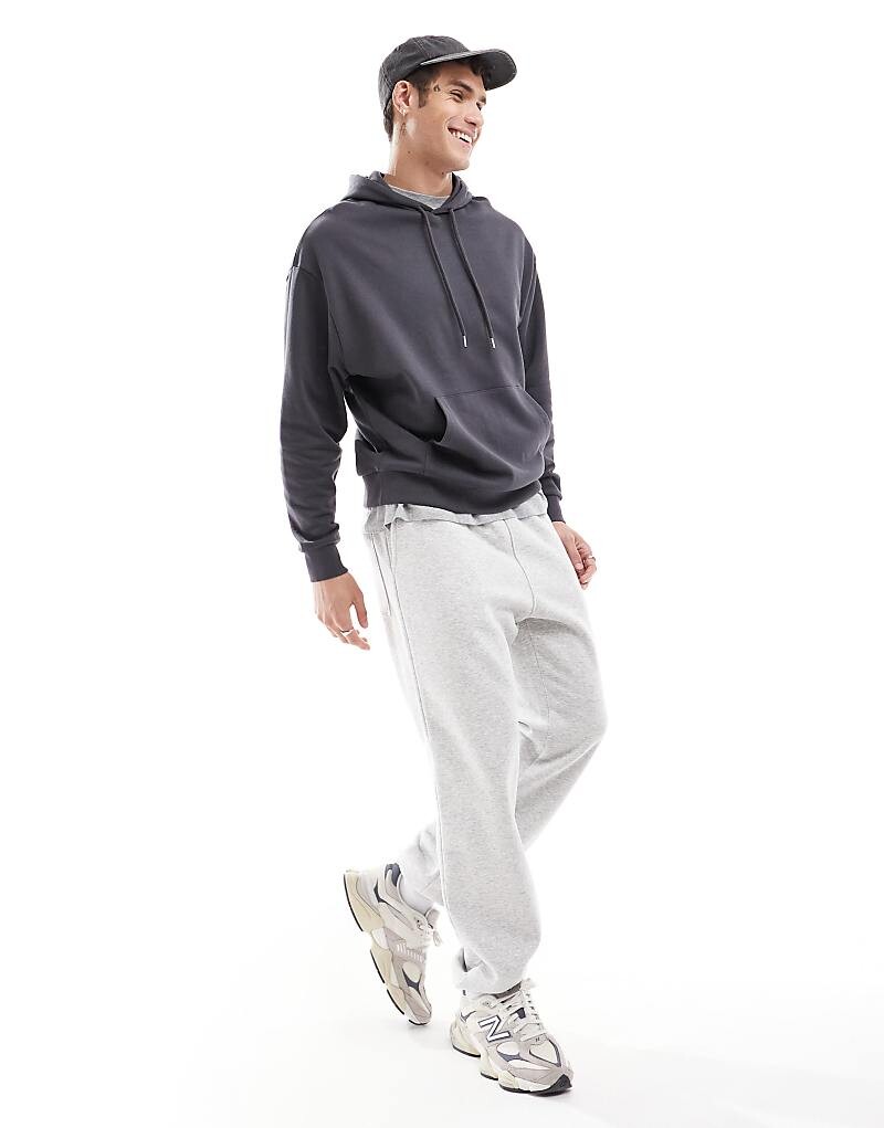 

ASOS DESIGN – Essential – худи oversize графитового цвета
