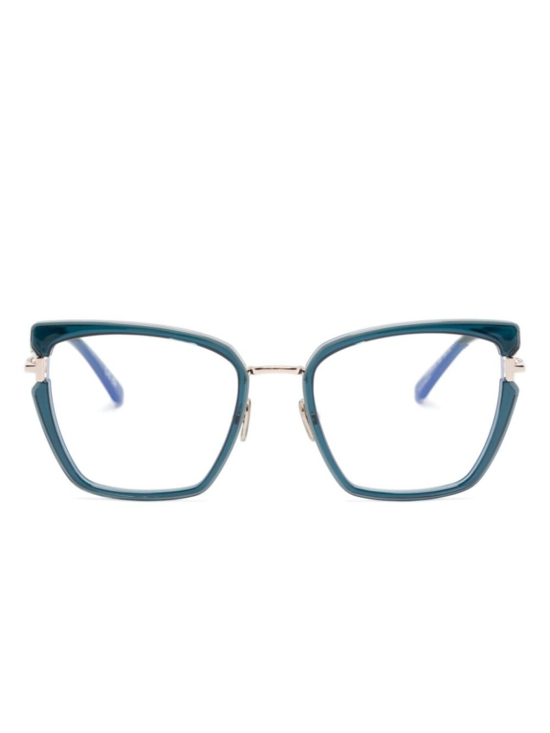 

TOM FORD Eyewear очки FT5984B в оправе 'кошачий глаз', зеленый