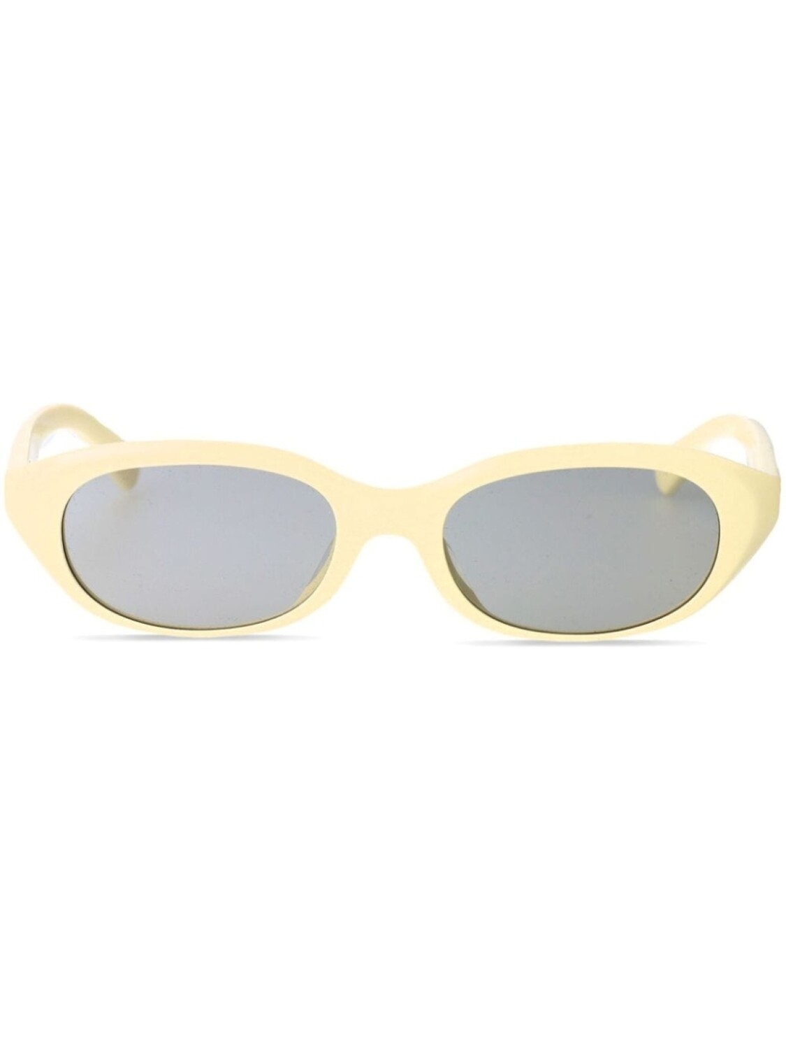 

Солнцезащитные очки в овальной оправе Burberry Eyewear, желтый