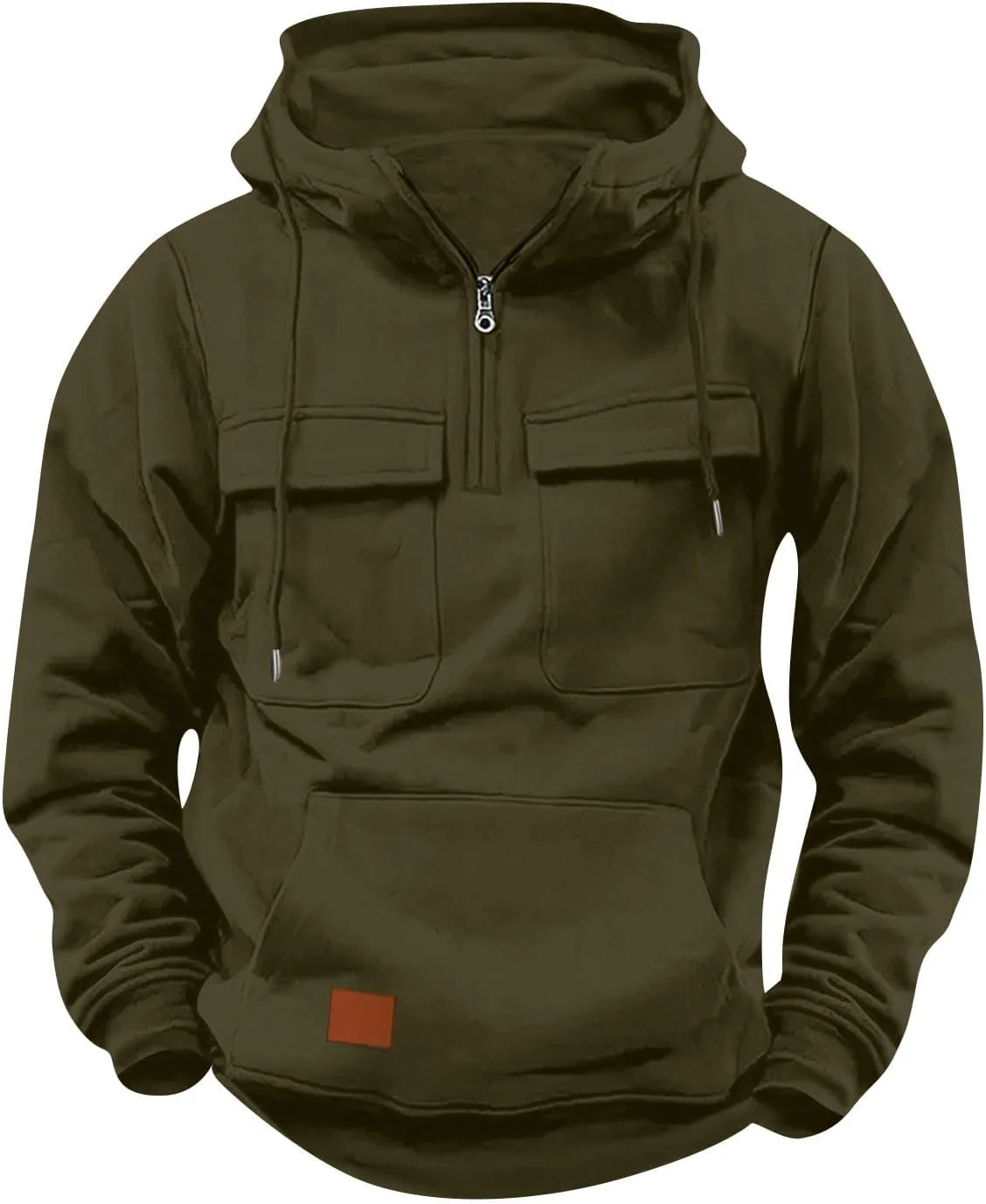 

Толстовка с капюшоном Cdiecer для мужчин, тактическая, спортивная, с карманами