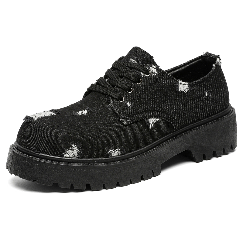 JANECO Мужские повседневные кеды Nike Low Top черно-синие, цвет Blue — фото 4