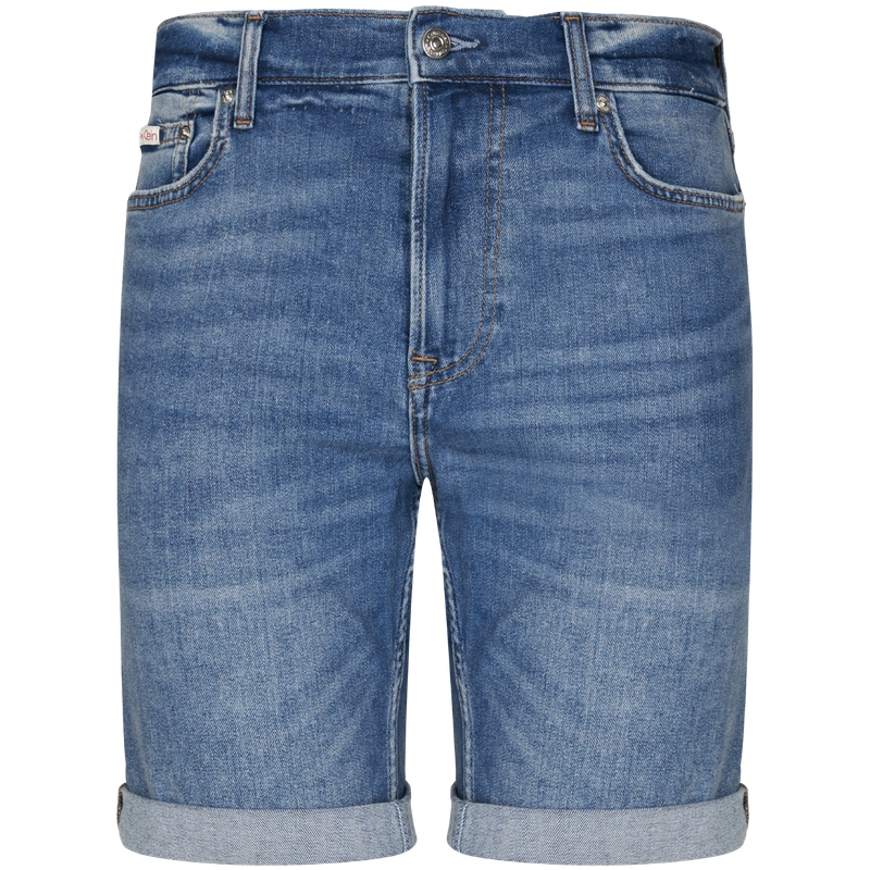 Джинсовые шорты мужские Calvin Klein, nmv-denim синий — фото 3