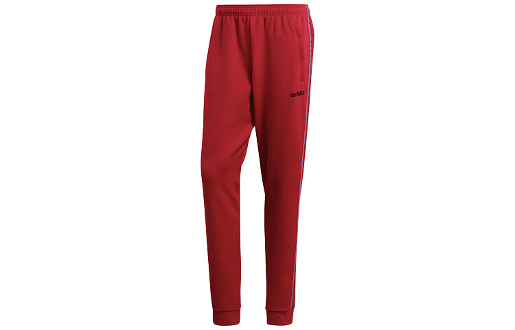 

Adidas Мужские трикотажные спортивные штаны, Красный