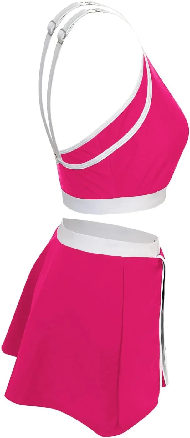 Купальник для женщин Sporty High Waisted с юбкой — фото 3