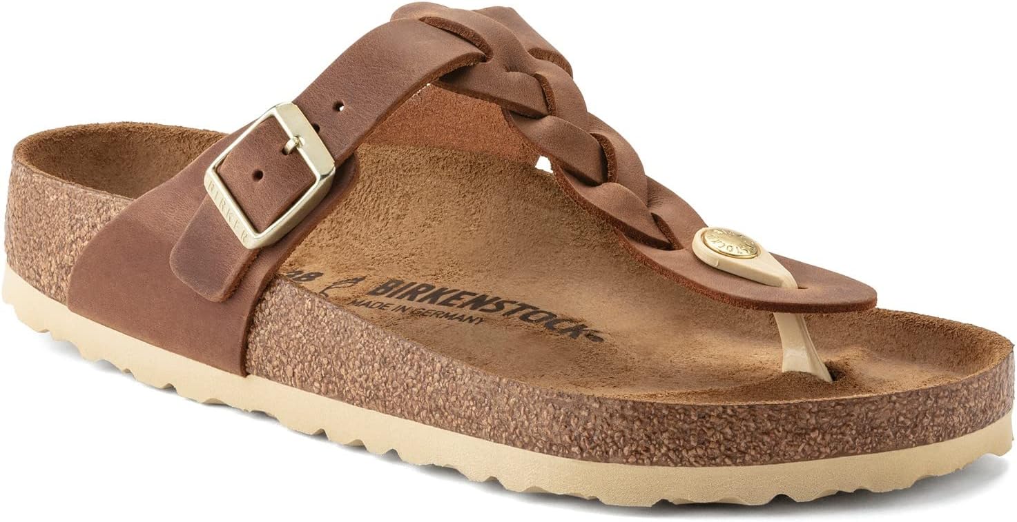 

Сандалии Birkenstock Gizeh Essentials EVA унисекс, 7-7.5 Cognac