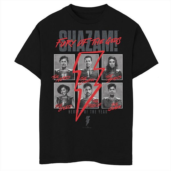 

Футболка с принтом героев Shazam! Fury of the Gods для мальчиков Licensed Character