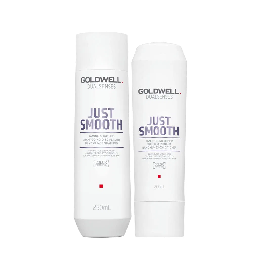 Шампунь и кондиционер для непослушных волос «Dualsenses Just Smooth Taming» от Goldwell Goldwell