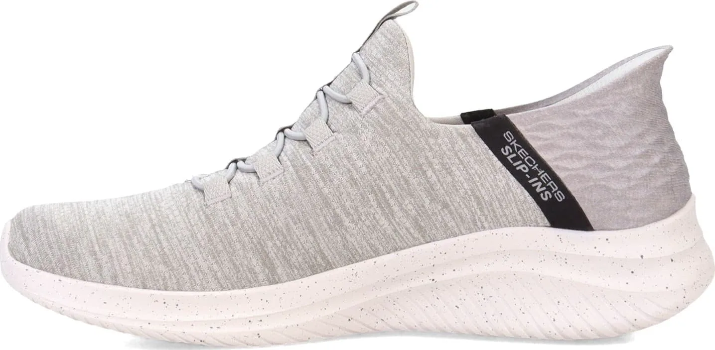 Мужские кроссовки Skechers Ultra Flex 3.0 с мгновенной посадкой без застежек, серый — фото 4