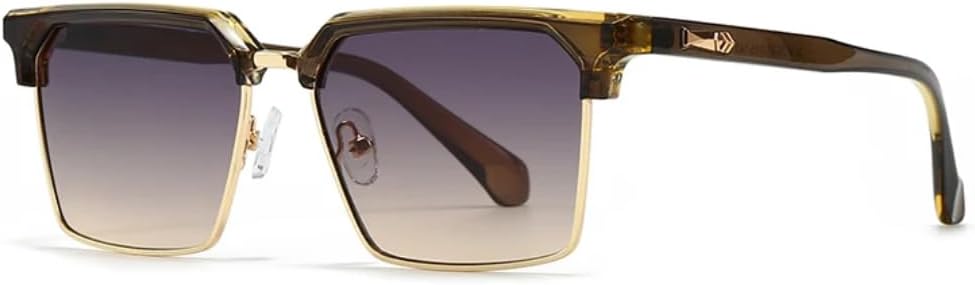 

Солнцезащитные очки с защитой UV400 | Компактная легкая оправа, градиентные линзы | Для женщин и мужчин, для занятий спортом на открытом воздухе и вождения DSVIGF, Coffee