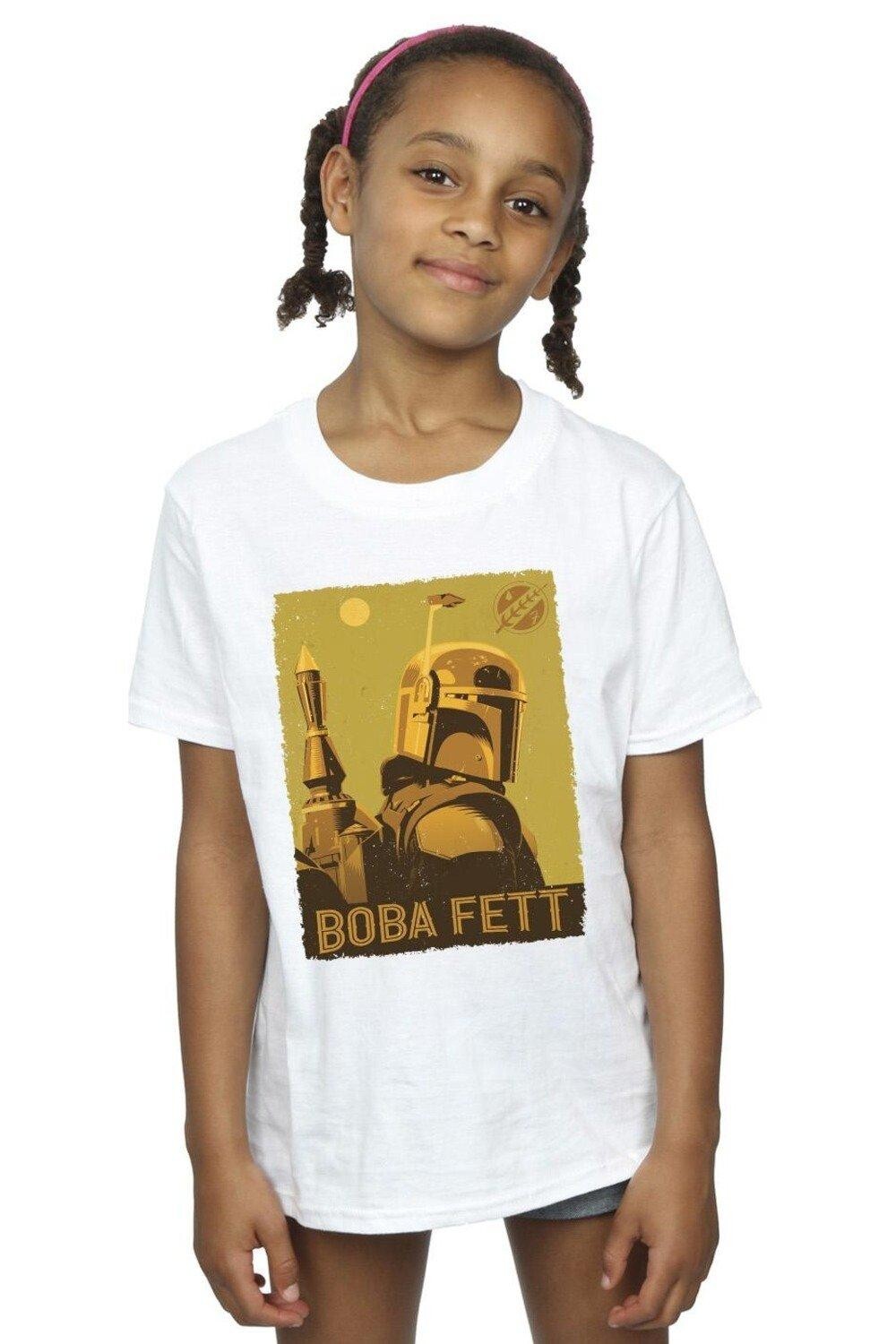 

Хлопковая футболка The Book Of Boba Fett Planetary Stare Star Wars, белый